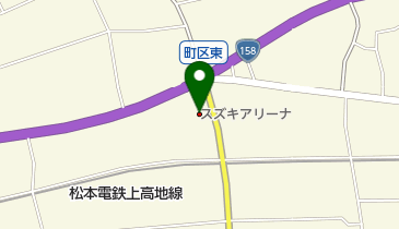 スズキアリーナ松本波田の地図画像