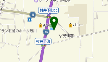 スズキアリーナ松本村井の地図画像