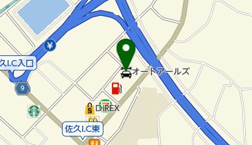 オートアールズ佐久インター店の地図画像