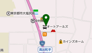 オートアールズ塩尻インター店の地図画像