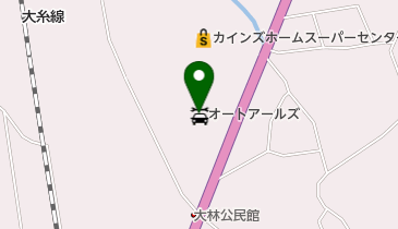 オートアールズ大町店の地図画像