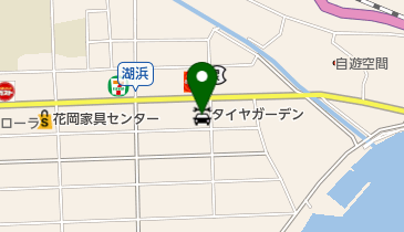 タイヤガーデンピットイン下諏訪湖浜の地図画像