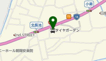 タイヤガーデンピットイン長野東の地図画像