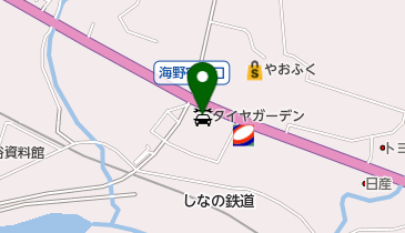 タイヤガーデンピットイン東御の地図画像