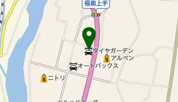 タイヤガーデンピットイン伊那福島の地図画像