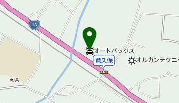 オートバックス上田店の地図画像