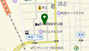Jネットレンタカー松本駅前店の地図画像