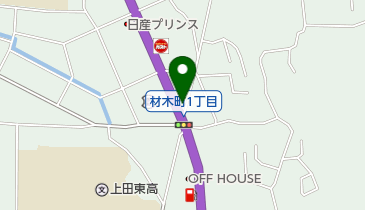 鈑金のモドーリー上田材木町店(株)フジカーランド上田の地図画像