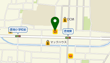 天丼てんや長野徳間店の地図画像