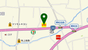 デニーズ長野東和田店の地図画像