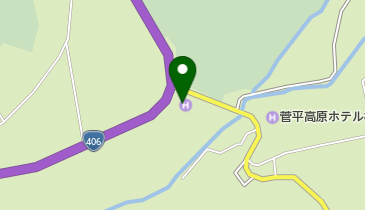 菅平国際ホテルベルニナの地図画像