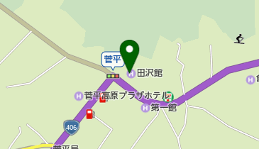 ホテル田沢館の地図画像