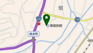 篠屋旅館の地図画像