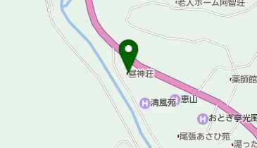 昼神荘の地図画像