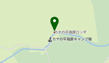 カヤの平高原ロッヂの地図画像