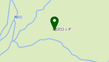 徳沢ロッヂの地図画像