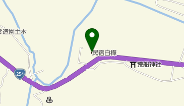 民宿白樺の地図画像