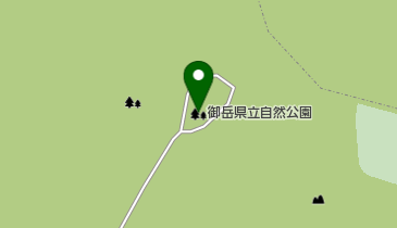 御岳県立自然公園の地図画像