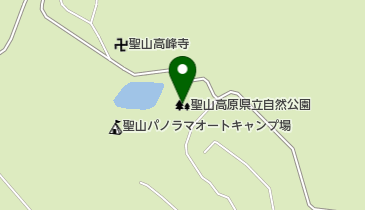 聖山高原県立自然公園の地図画像