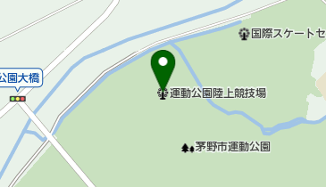 茅野市運動公園陸上競技場の地図画像