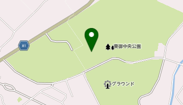 東御中央公園グラウンドの地図画像
