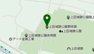 上田市上田城跡公園野球場の地図画像