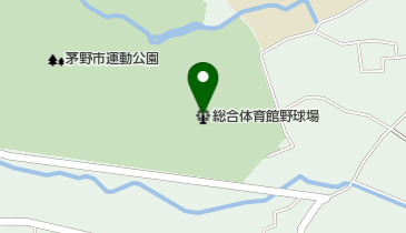茅野市総合体育館野球場の地図画像