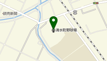 諏訪市清水町野球場の地図画像