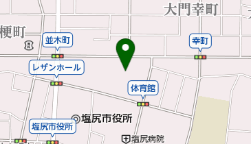 塩尻市立体育館の地図画像