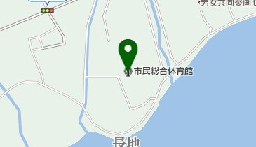 岡谷市民総合体育館の地図画像