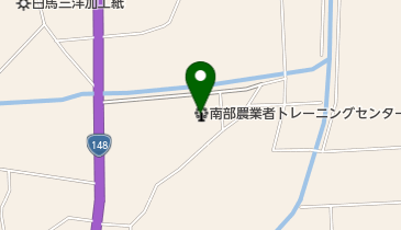 南部農業者トレーニングセンターの地図画像