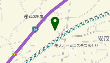 裾花体育館の地図画像