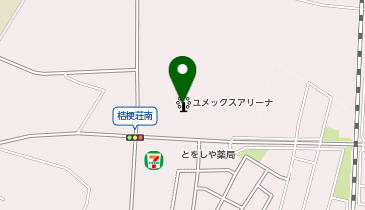 ユメックスアリーナの地図画像