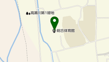 池田町総合体育館の地図画像