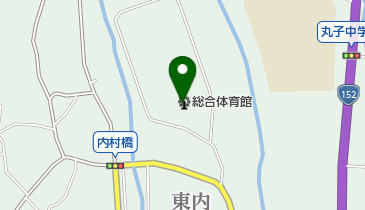 上田市丸子総合体育館の地図画像