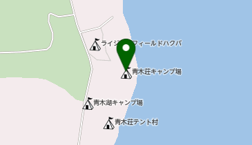 青木荘キャンプ場の地図画像