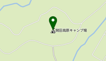 開田高原キャンプ場の地図画像