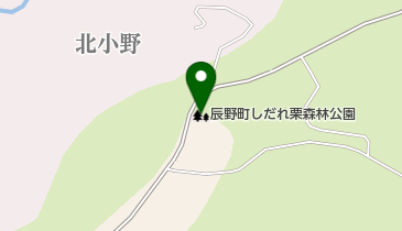 しだれ栗森林公園キャンプ場の地図画像
