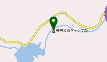 矢筈公園キャンプ場の地図画像