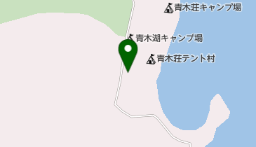 青木湖桐野キャンプ場の地図画像