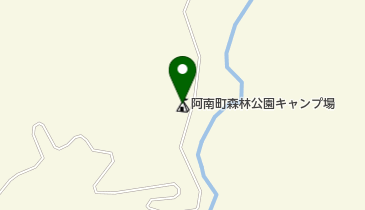 阿南町森林公園キャンプ場の地図画像