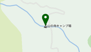 山の寺キャンプ場の地図画像