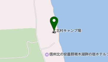 青木湖北村キャンプ場の地図画像