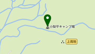 小梨平キャンプ場の地図画像
