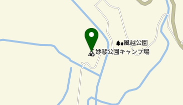 妙琴公園キャンプ場の地図画像