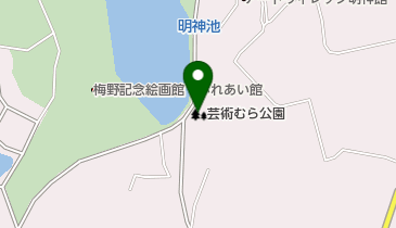 芸術むら公園キャンプ場の地図画像