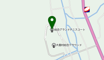 大鹿村総合グランドテニスコートの地図画像