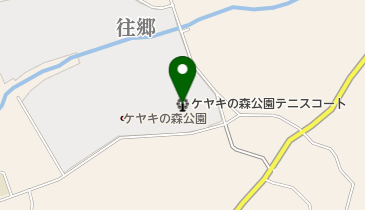 ケヤキの森公園テニスコートの地図画像