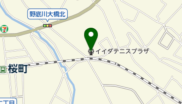 イイダテニスプラザの地図画像