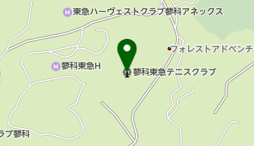 蓼科東急テニスクラブの地図画像